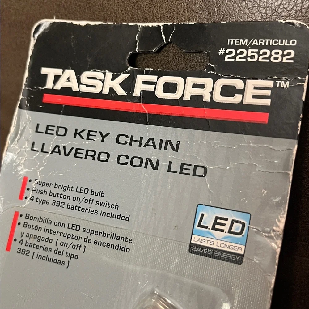 Silver LED Key Chain - Picture 2 of 4